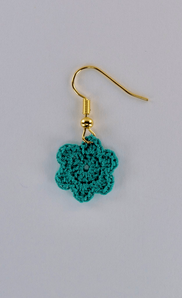 Boucles d’oreilles dorées - Hibiscus
